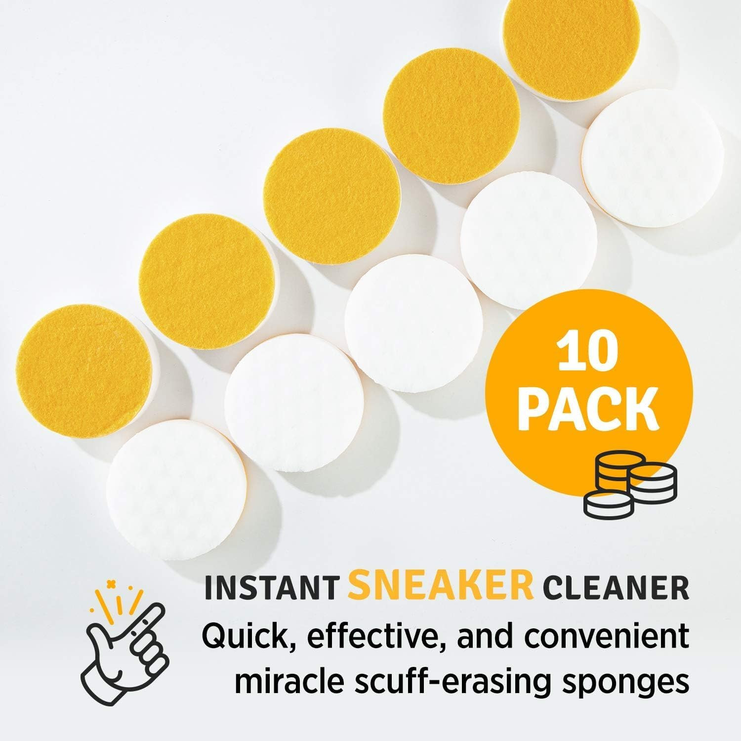 Shoe Cleaner – Dual-Sided, Durable & Reusable Sponge for Kids’ Shoes, Sports Cle