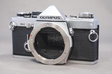Olympus OM-2 35mm SLR Film Camera Body Mirror Stuck Not Working For Parts 223