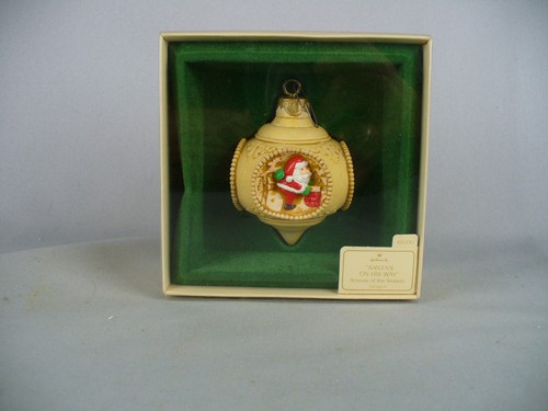 1983 HALLMARK KEEPSAKE CHRISTMAS ORNAMENT SANTA'S ON HIS WAY - Picture 5 of 7