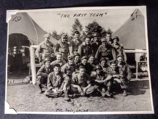 Vtg 1947 Post WWII era Japan Photo Album over 300 Photos FIRST TEAM Atomic Bomb!