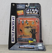 1996 Galoob Star Wars Micro Machines Action Fleet Battle Pack #1 - Speeder Bikes