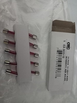 10-pack Replacement High Intensity Red Bulbs fits OTC 3633 & 3639 Test Lights