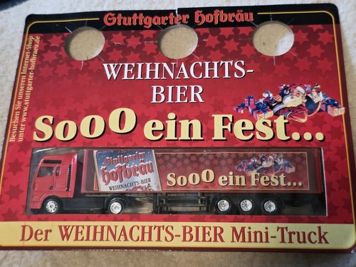 5 (ONE DUPE) German Beer Trucks Mini Die Cast HO Scale Hofbrau Malteser Hummer - Picture 7 of 16