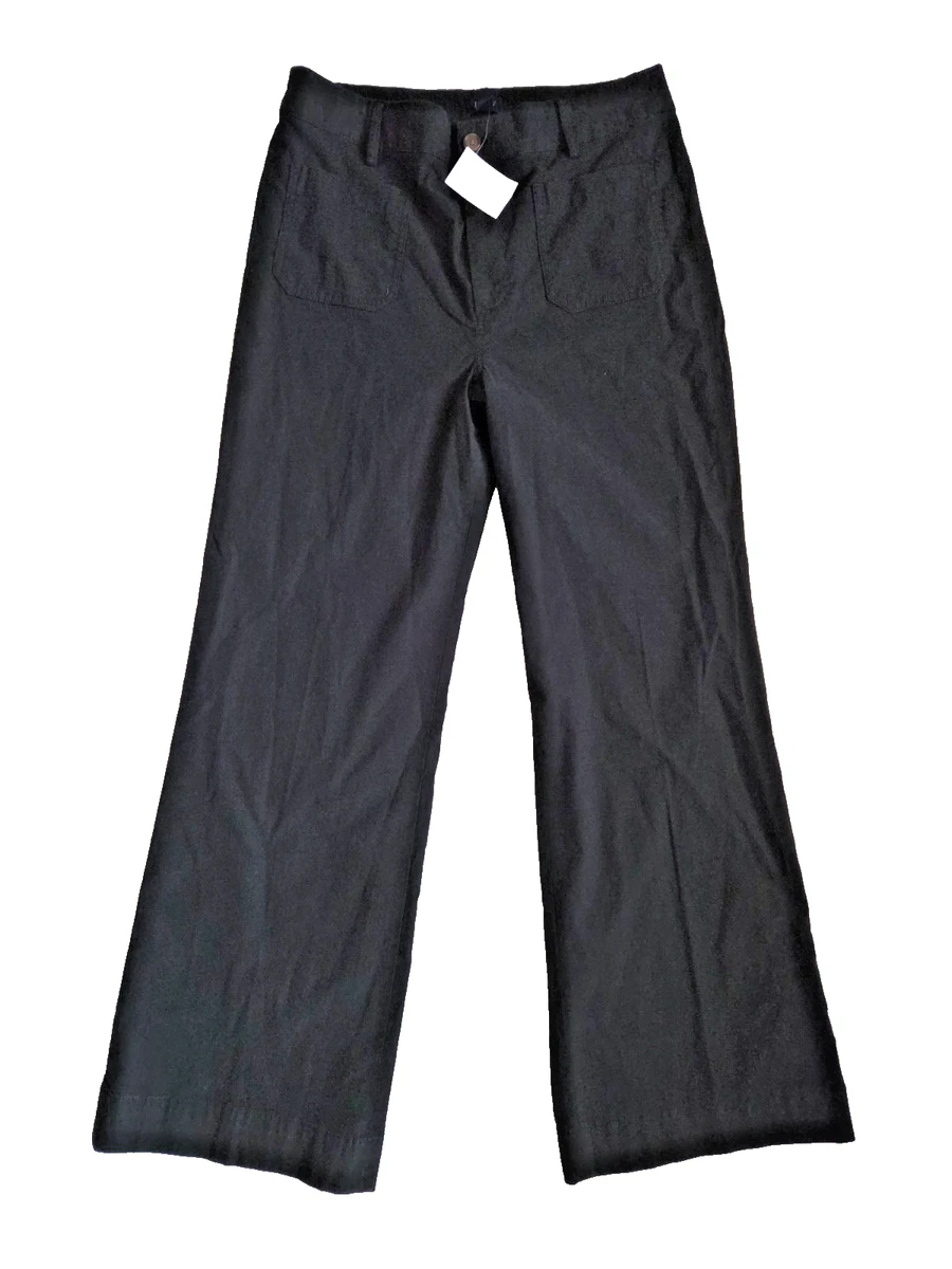 Corduroy Wide-Leg Black Pants for Women for sale | eBay