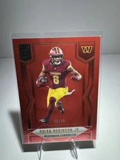 2025 Donruss Elite Brian Robinson Jr Red Color Match /99 Commanders
