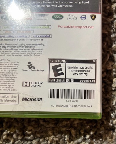 Forza Motorsport 4 for Xbox 360 (Not For Resale Tag) NFR - Picture 4 of 5