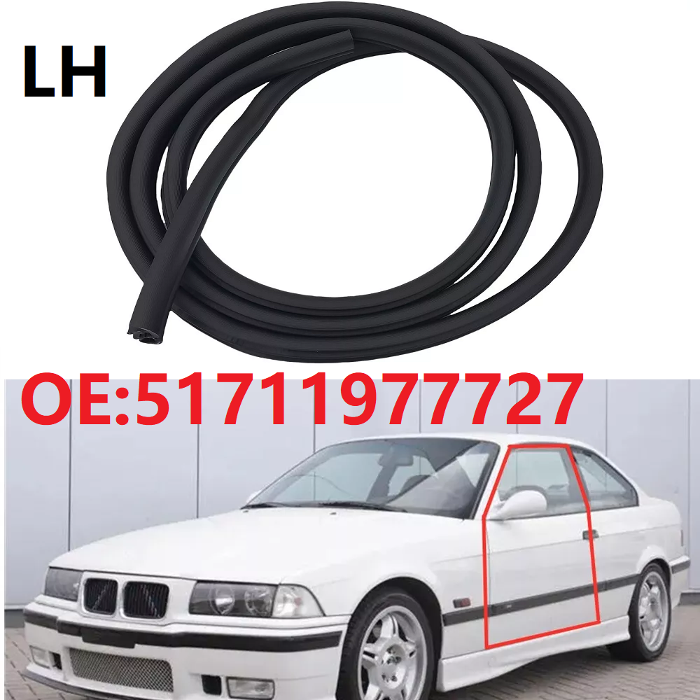 　E36　325iクーペ　純正シート　2脚セット　直接取りに来る方限定 For BMW E36 Coupe 2 Door 2dr Left Door Seal Rubber 51711977727