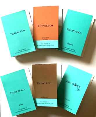 Tiffany & Co Perfume Collection For Women 6-pcs Sample Nice Nolliday Gift Set