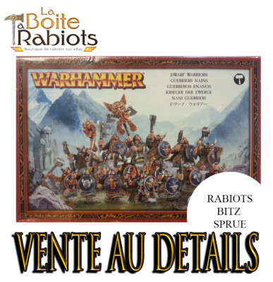 Warhammer Age Of Sigmar OOP Zwergenkrieger Einzelverkauf Bits Sprue