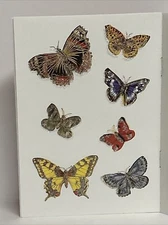 Glitter Butterflies Stickers Dover Little Activity Books 14 Textured Stickers