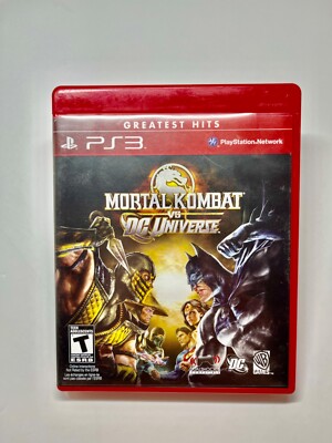 Mortal Kombat vs. DC Universe Greatest Hits (PlayStation 3 PS3, CIB, Tested)