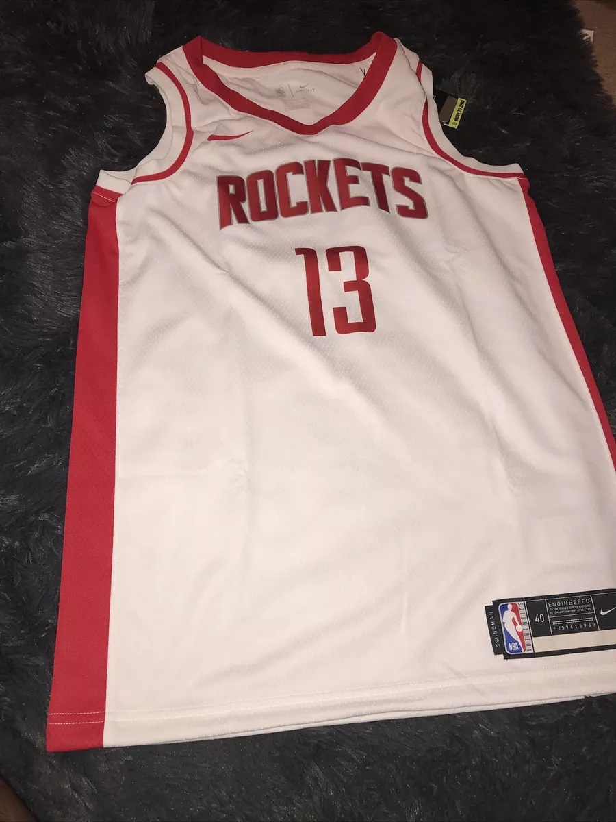 Nike NBA Houston Rockets James Harden Jersey White