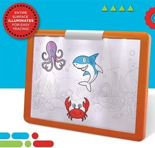 Discovery Kids LED Tracing Tablet Illuminated Surface for Coloring Age 6+ 