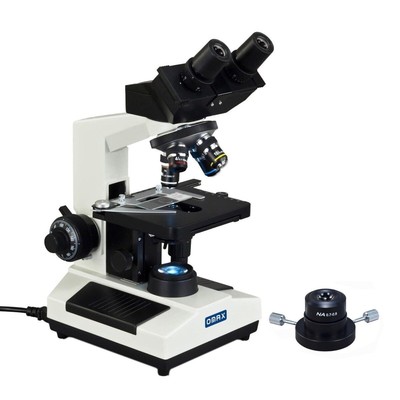 40X-2000X Darkfield and Brightfield LED Compound Laboratory Binocular Microscope