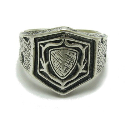 Schlichter Sterling Silber Herren Ring echt massiv 925 Schild Handarbeit