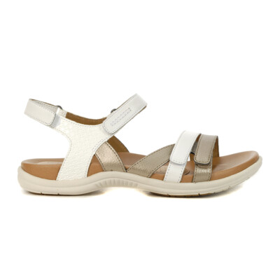 Rockport Cobb Hill Women's Rubey Instep White Adjustable Straps