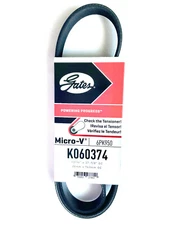 Gates Micro-V Serpentine Drive Belt K060374   6 Rib   37-7/8 Inch 