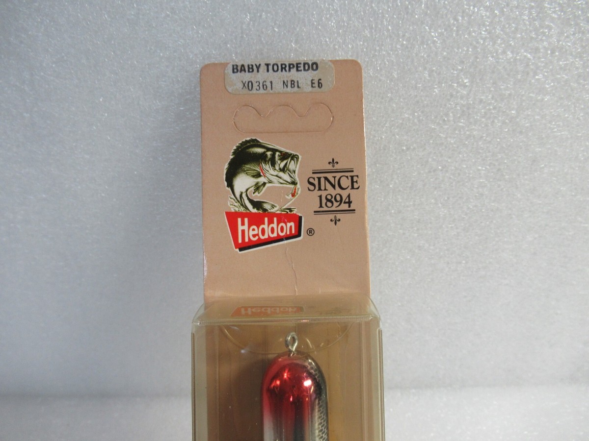 VINTAGE HEDDON RARE PACKAGE NOS BABY TORPEDO XD361 NBL FISHING