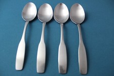 4 Place Oval Soup Spoons Oneida Community PAU...