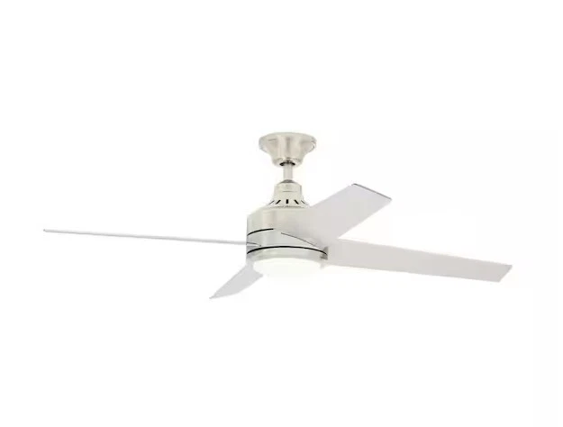 Home Decorators Mercer 52 in. LED Indoor Brushed Nickel Ceiling Fan - Image 3 of 4