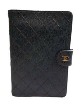 Authentic CHANEL Notebook cover Agenda MM Picolore Leather #6024 | eBay