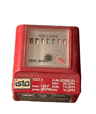 Aqua Metro ista VZO 4 Oil Counter/ Fuel Oil Meter
