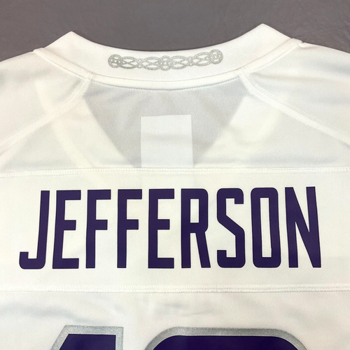 New Nike Justin Jefferson Minnesota Vikings Alternate ICE Game Jersey Sz S $130 - Picture 11 of 12