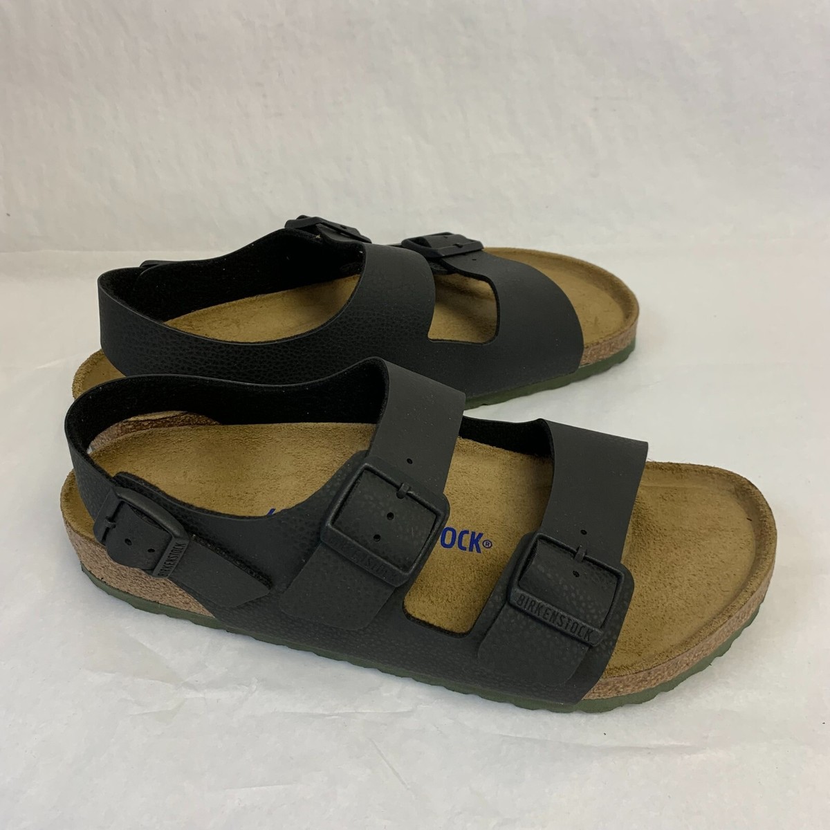 Birkenstock New w/o Box Milano Desert Soil Black Birko-Flor  display picture 1