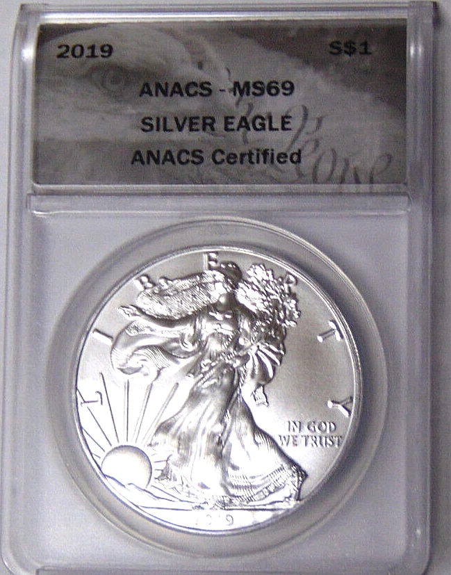 American Eagle MS 69 Graded 2019 Silver Bullion Coins for sale | eBay