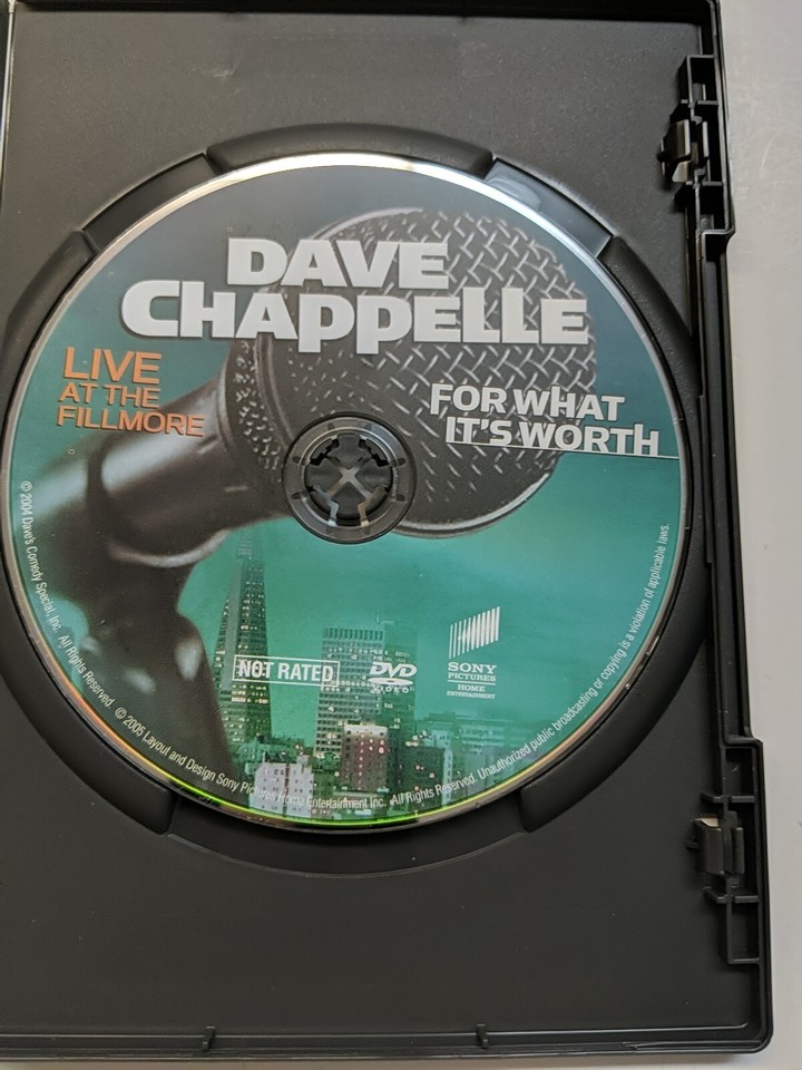 Dave Chappelle For What Its Worth (DVD, 2005) 43396109773 eBay