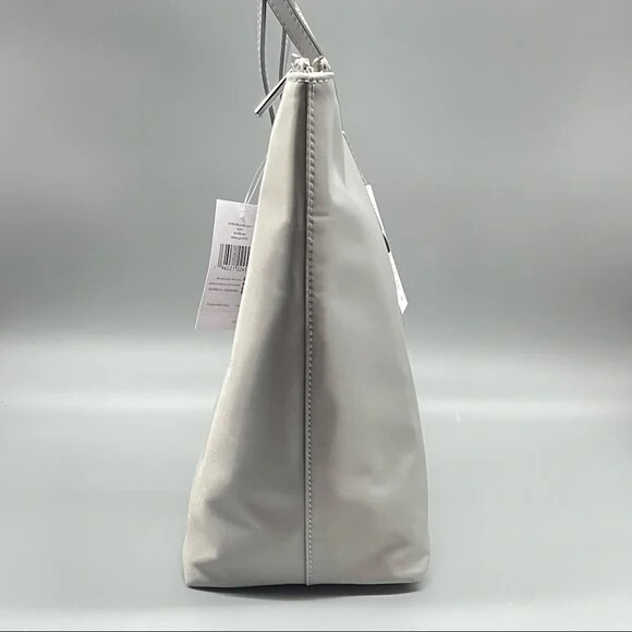 Kate Spade Kitt Large Nylon Tote Bag Nimbus Grey K6031 NWT Gray