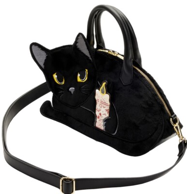 Loungefly Disney Hocus Pocus Binx Cat Candle Crossbody Bag Handbag