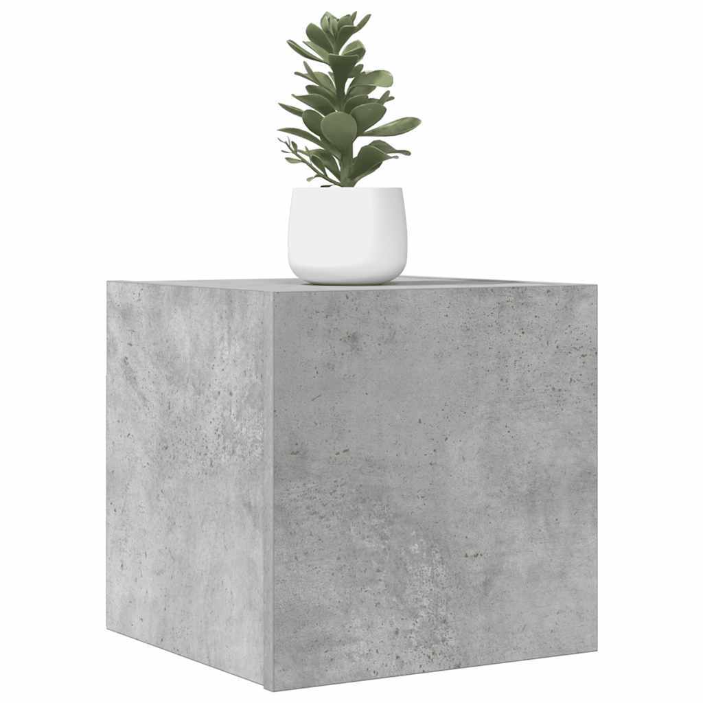 vidaXL Wall Mounted TV Cabinets 2 pcs Concrete Grey 30.5x30x30 cm