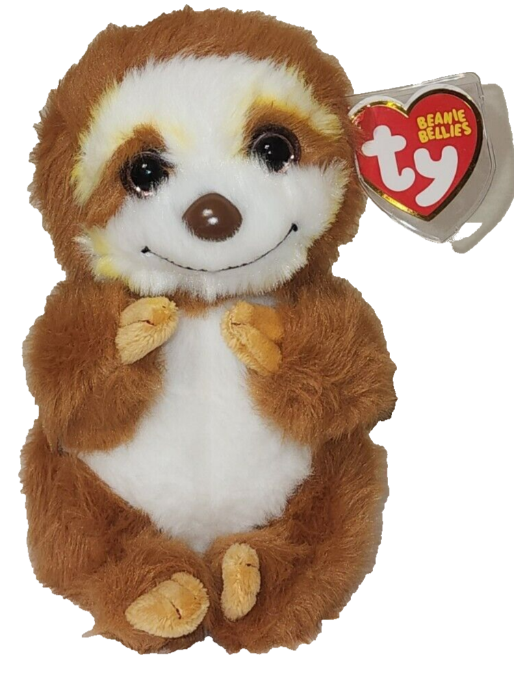 Ty Beanie Bellies STELLA the Sloth (6 Inch) NEW MWMTs Plush