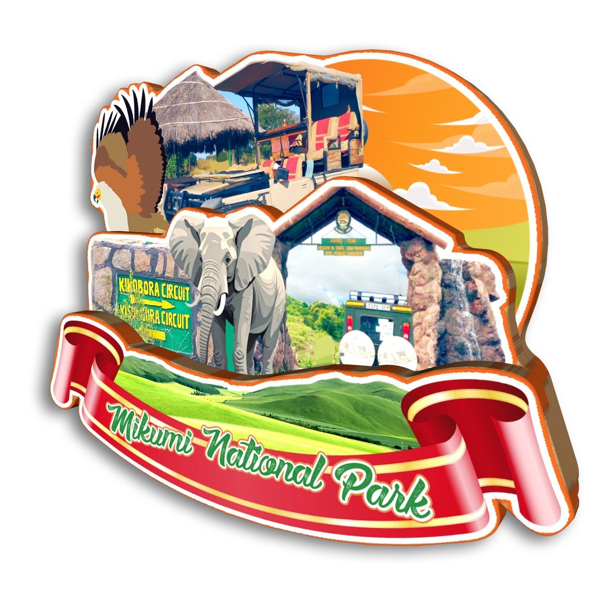 非売品　激レア　関西万博　FIJI　フィジー館　マグネット用 2025大阪・関西万博公式ライセンス商品】ミャクミャクデザインの