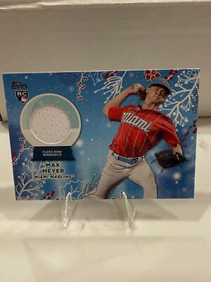 2023 Topps Holiday - Relics #RC-MME Max Meyer (MEM, RC)