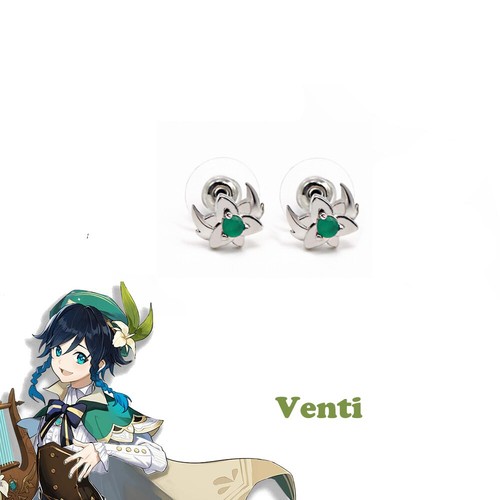 Genshin Impact Sumeru Kaveh Cosplay Earrings Dehya Gold Triangle Drop Earrings - Picture 67 of 68