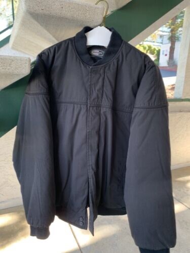 Black Bomber Jacket Milano Bay Size XL Stylish Outerwear-image