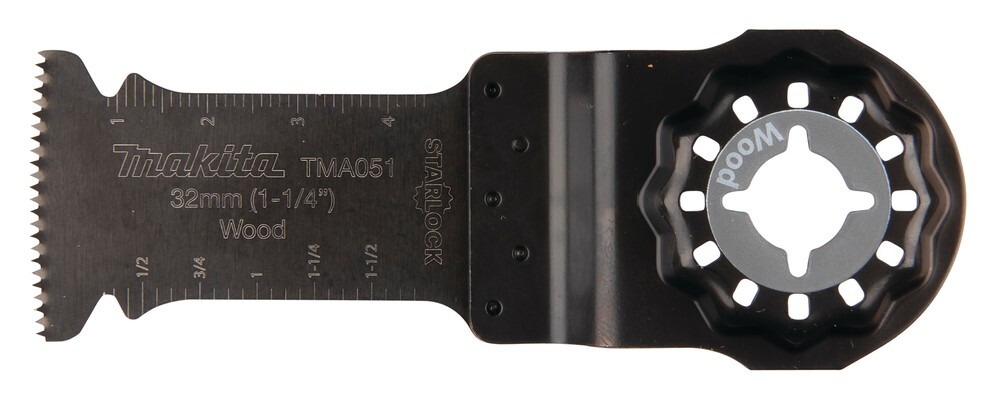 Makita 32mm StarLock Plunge Cut Multitool Blade - For Wood - TMA051 B-64858