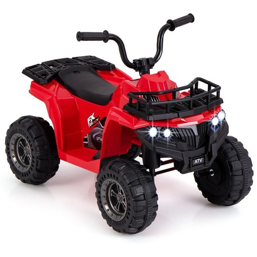 6V Battery Kids Ride On Electric ATV w/ LED Headlight & 20° Steering Angle Range - Picture 3 of 11