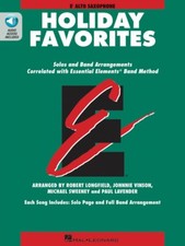 Essential Elements Holiday Favorites Eb Alto Saxophone Book and Audio 000870010
