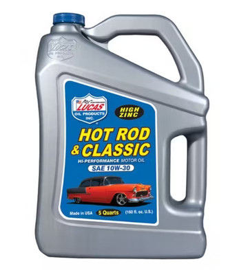 Lucas Oil 10679 Oil SAE 10W30 Hot Rod Engine Oil, 5 Quart Jug x1