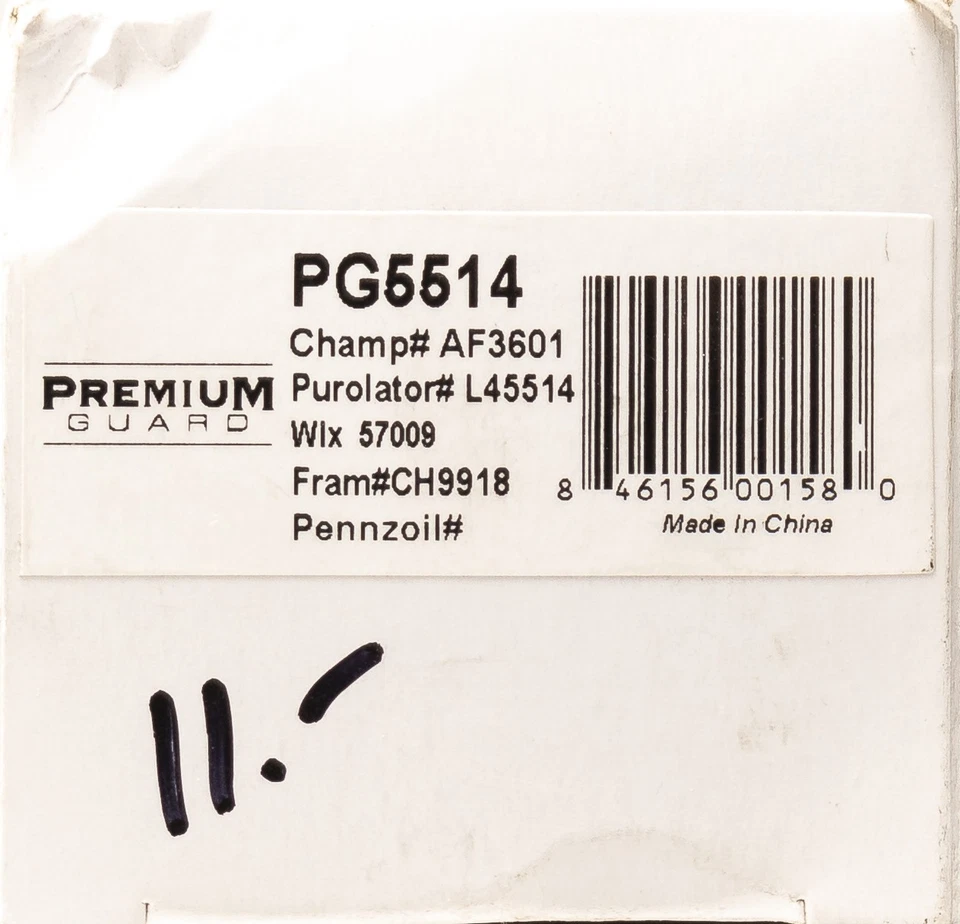 Filtro de aceite estándar Premium Guard 2003-04 Mercedes-Benz C200 número de modelo PG5514 Foto 3 de 3