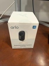 Arlo Essential Indoor 2nd Gen Wired Security Camera White - New