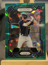 2024 Panini Prizm - Mike Boeve #107 Green Ice Prizm (RC)