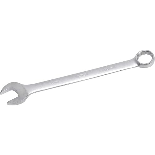 Klutch Full Polish Combination Wrench, Metric, 42mm