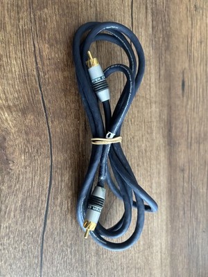 #AK) Monster Cable Interlink 400MKII Audio Interconnect RCA Cables 3' Blue