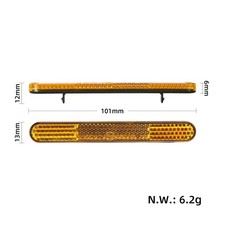 Yellow Plastic Reflective Sheeting for Xiaomi For Elite Electric Scooter