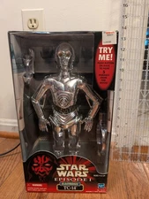 Star Wars TC-14 Electronic Episode 1 1999 Phantom Menace 12 Inch works!