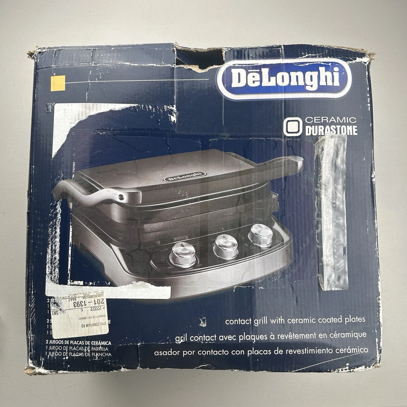 De'Longhi CGH912C Livenza 5-in-1 Grill Stainless Steel Griddle Panini Press NOB
Opens in a new windo